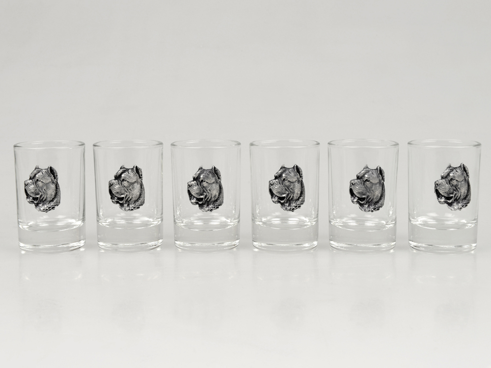 Новогодний набор стопок для водки «Друг человека»