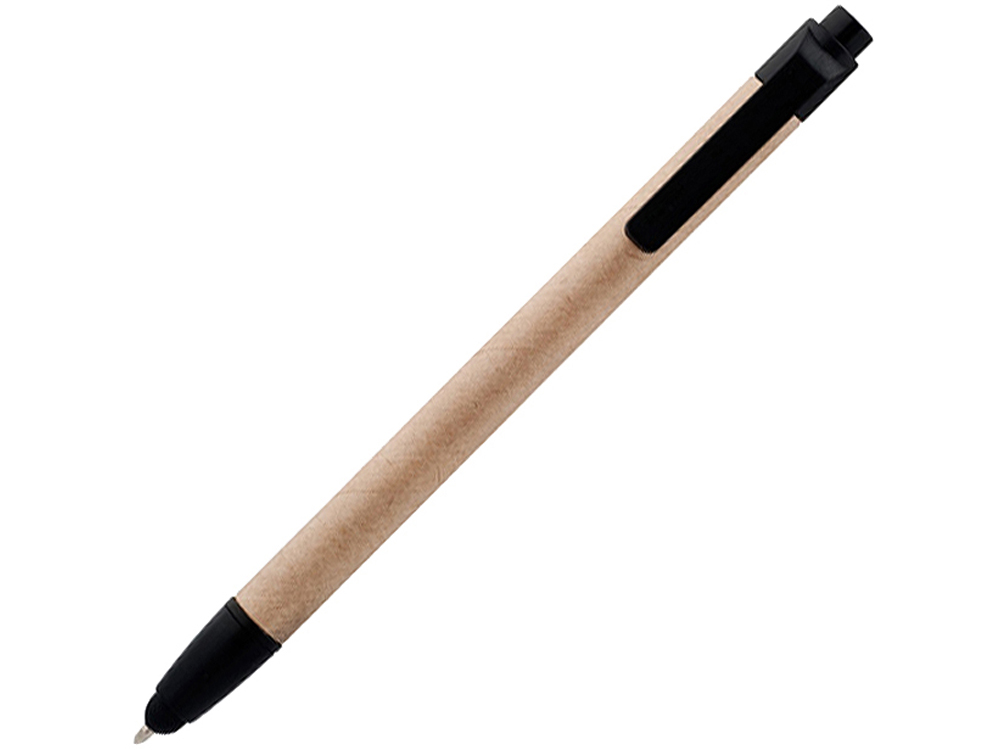 Ручка-стилус шариковая "Planet", бежевый/черный
