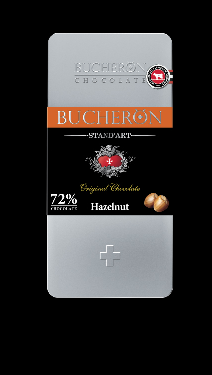 Bucheron,горький шоколад с фундуком 100 г