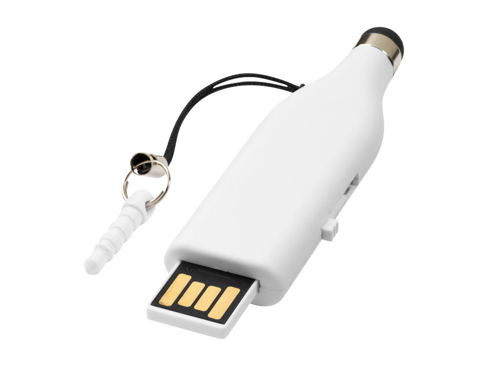 Флешка-стилус USB 2.0 на 4 Gb, белый