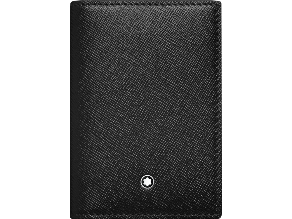 Визитница с угловым отделением Sartorial. Montblanc, черный/индиго
