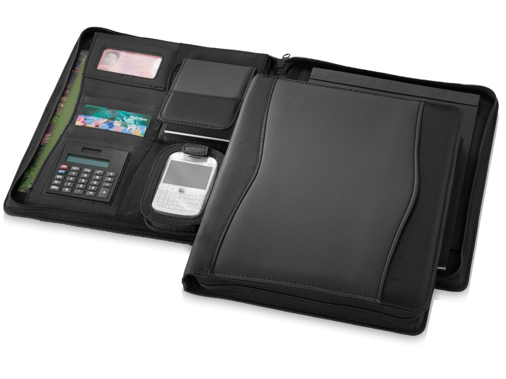 Папка для документов "Wave", черный