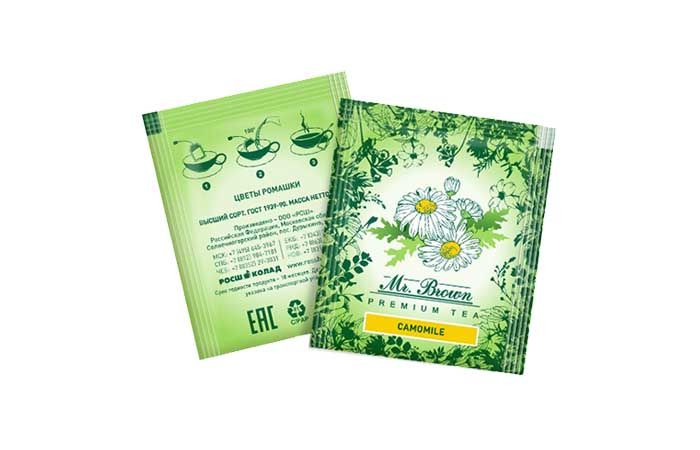 Чай пакетированный 2г «Mr.Brown» цветы ромашки