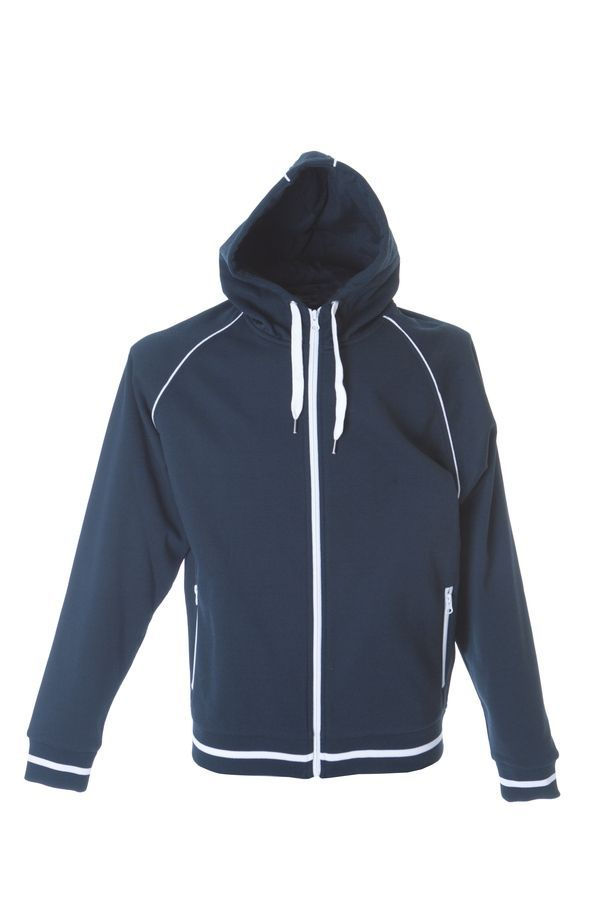 COIMBRA Толстовка, с капюшоном, на молнии,  темно-синий, размер 3XL