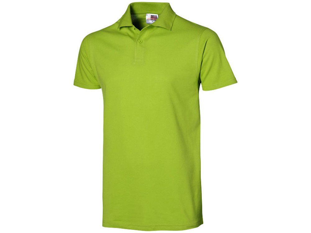 Рубашка поло "First C" мужская, зеленое яблоко