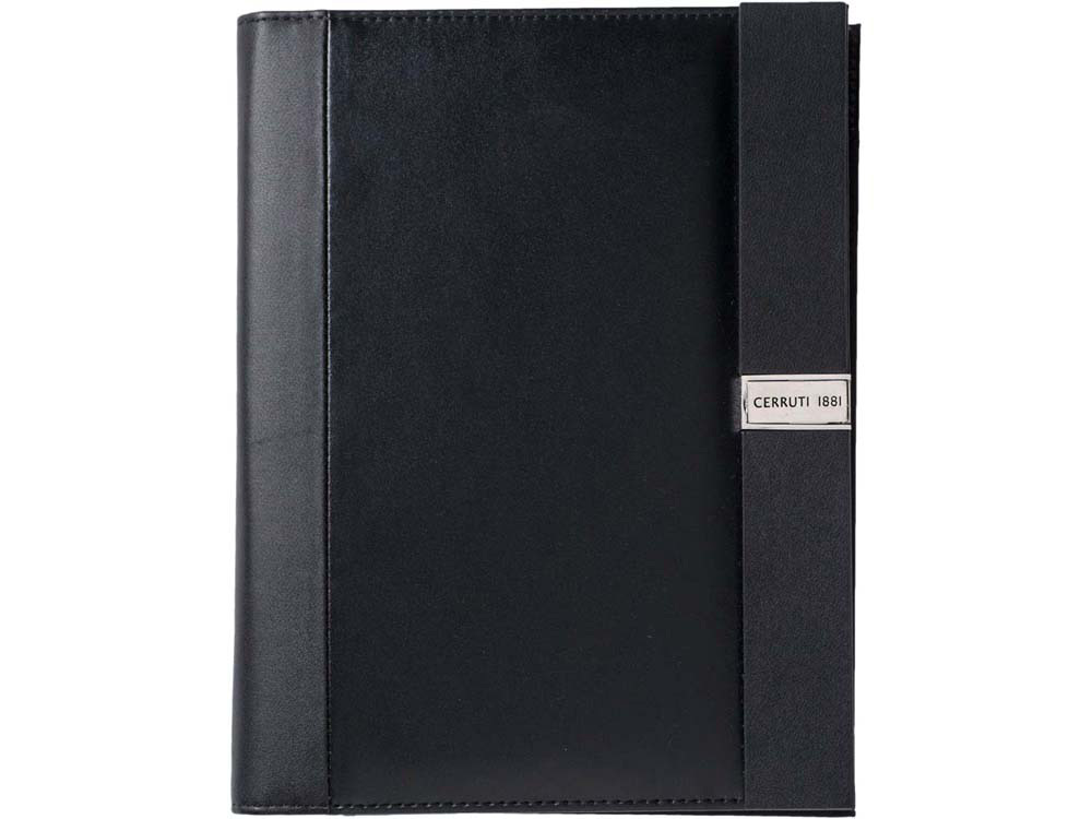 Блокнот с флеш-картой USB 2.0 на 4 Гб Cerruti 1881, черный