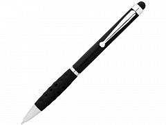 Ручка-стилус шариковая &quot;Ziggy&quot; черные чернила, черный