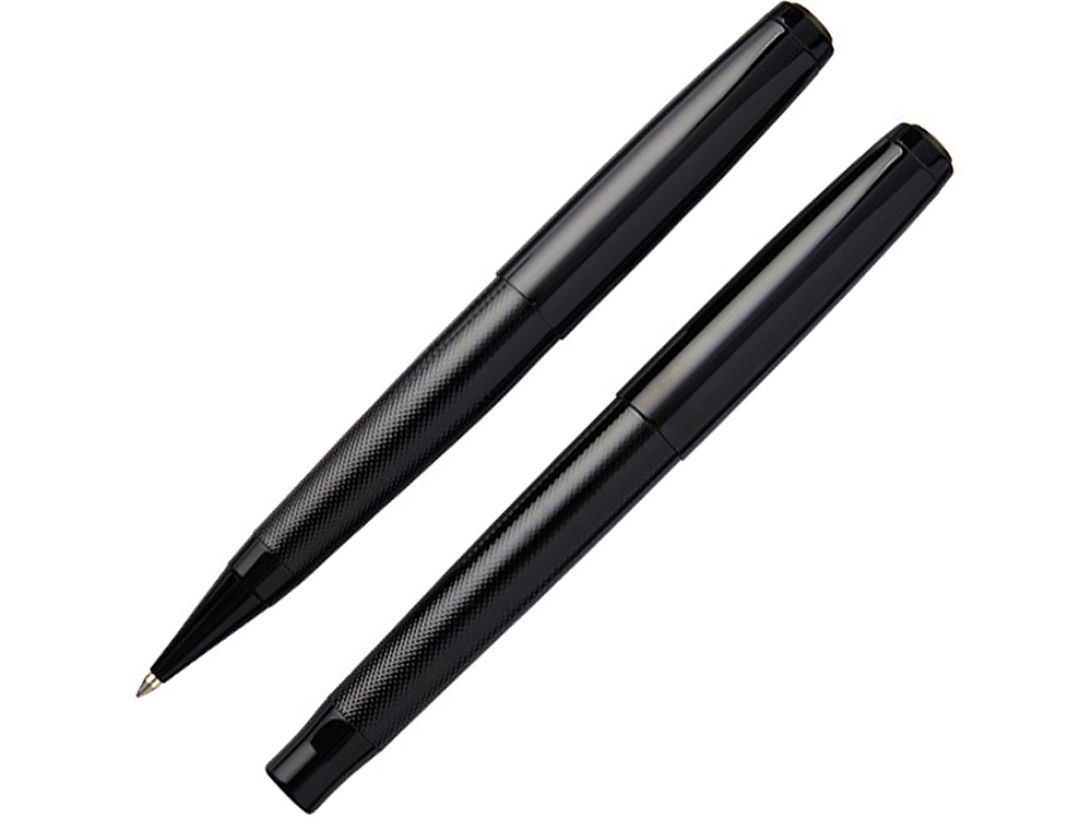 Подарочный набор ручек "Gloss Duo", черный