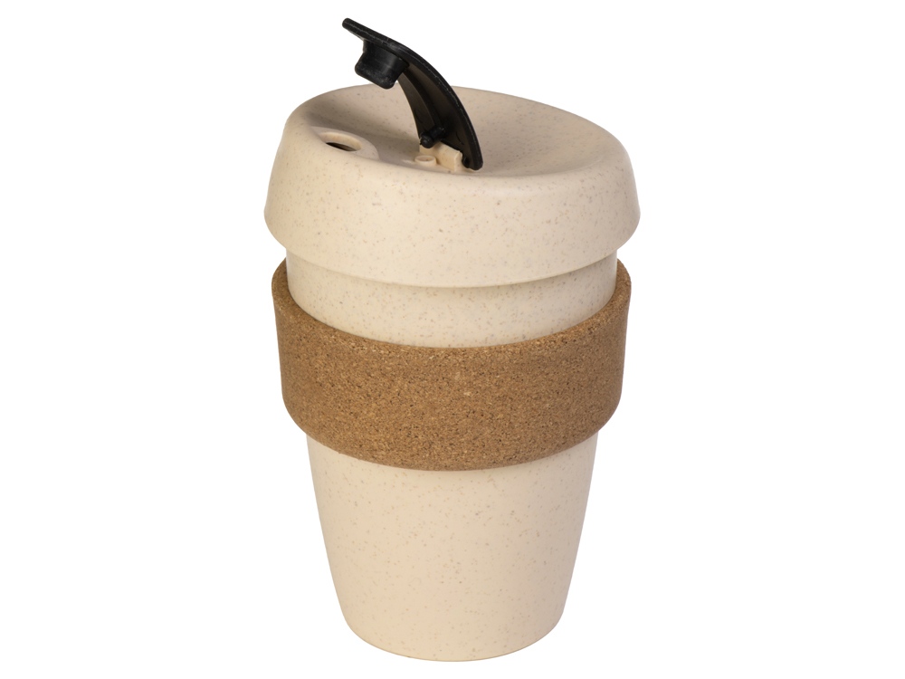 Стакан из пшеничного волокна с двойными стенками «Pino», натуральный