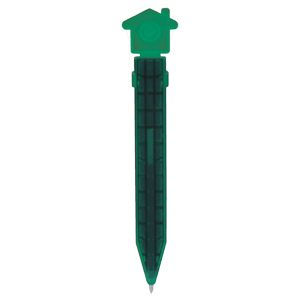 Магнит "Домик"; зеленый; 14,5х2,5х0,5 см; пластик