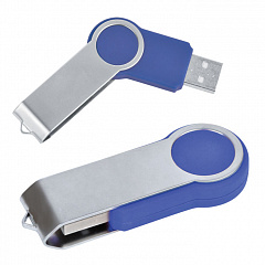 USB flash-карта &quot;Swing&quot; (8Гб),синяя,6х2,3х1см,металл,пластик