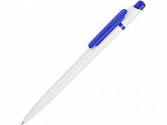 Ручка шариковая &quot;Этюд&quot;, белый/синий
