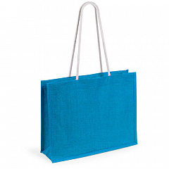 Пляжная сумка &quot;Hint&quot;, джут, размер 44,5*35*14 см.,синий