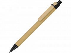 Ручка шариковая &quot;Salvador&quot;, натуральный/черный, черные чернила