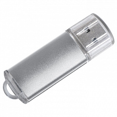 USB flash-карта &quot;Assorti&quot; (4Гб),серебристая,5,5х1,7х0,6см,металл