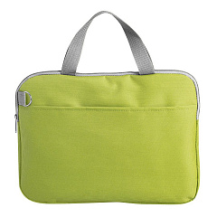 Конференц-сумка &quot;Тодес-2&quot; отделением для ноутбука, зеленый, 40*30*2,5 см; полиэстер 600D; шелкогр