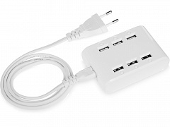 USB Hub &quot;Powertech&quot; на 6 портов, белый