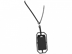 Картхолдер RFID со шнурком, черный