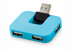 USB Hub &quot;Gaia&quot; на 4 порта, синий