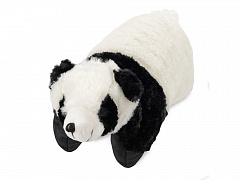 Подушка под голову «Панда». С помощью липучки превращается в мягкую игрушку