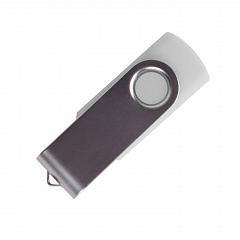 USB flash-карта &quot;Dot&quot; (8Гб), белый, 5,5х2х1см,пластик металл