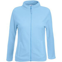 Толстовка &quot;Lady-Fit Micro Jacket&quot;, небесно-голубой_M, 100% п/э, 250 г/м2