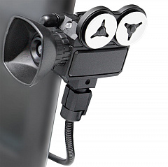 USB-веб-камера с микрофоном &quot;Мотор!&quot;; L=40, D=4,4 см; пластик; тампопечать