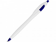Ручка шариковая &quot;Флокс&quot;, белый/синий